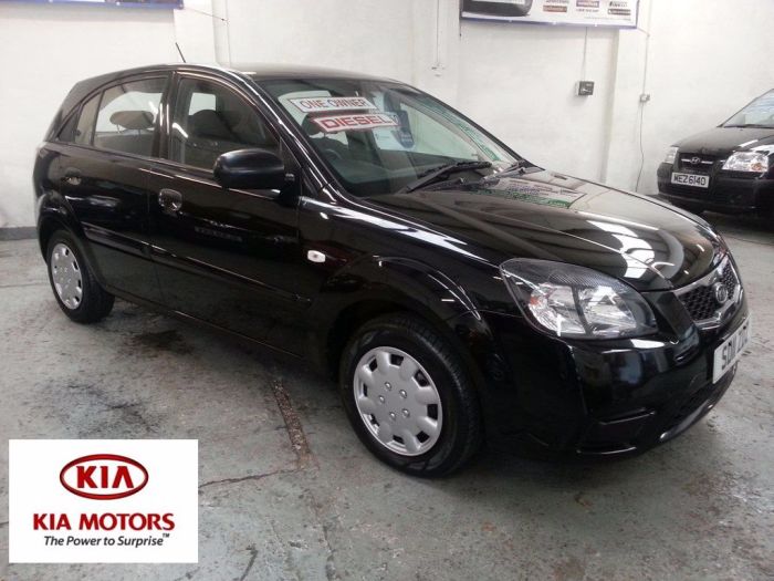 Kia Rio 1.5 CRDi 1 5 Door Hatchback**£30 ROAD TAX** Hatchback Diesel Black