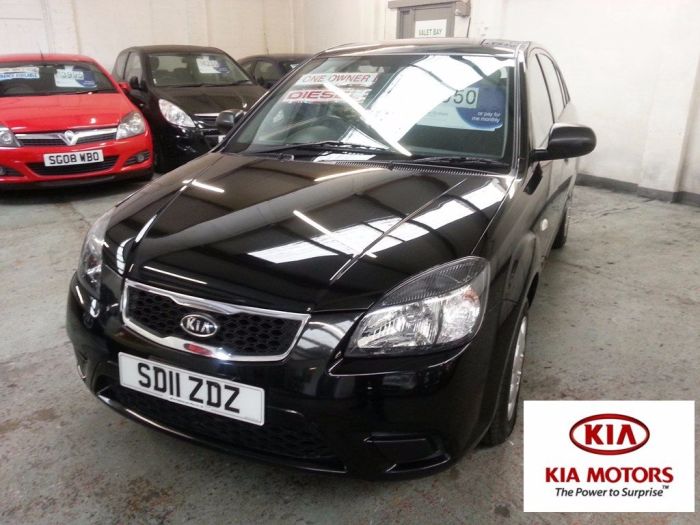 Kia Rio 1.5 CRDi 1 5 Door Hatchback**£30 ROAD TAX** Hatchback Diesel Black