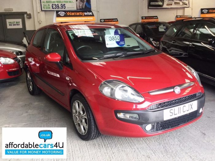 Fiat Punto Evo 1.4 GP 3 Dr Hatchback**Bluetooth**Alloys** Hatchback Petrol Red