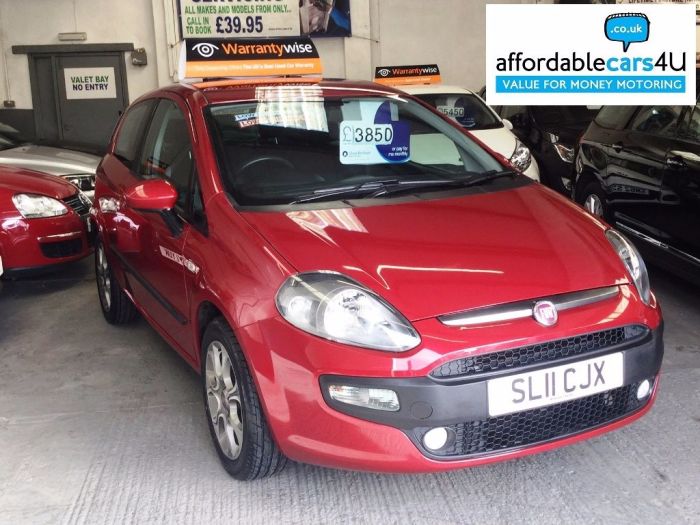 Fiat Punto Evo 1.4 GP 3 Dr Hatchback**Bluetooth**Alloys** Hatchback Petrol Red