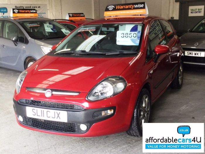 Fiat Punto Evo 1.4 GP 3 Dr Hatchback**Bluetooth**Alloys** Hatchback Petrol Red