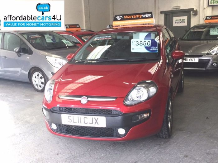 Fiat Punto Evo 1.4 GP 3 Dr Hatchback**Bluetooth**Alloys** Hatchback Petrol Red