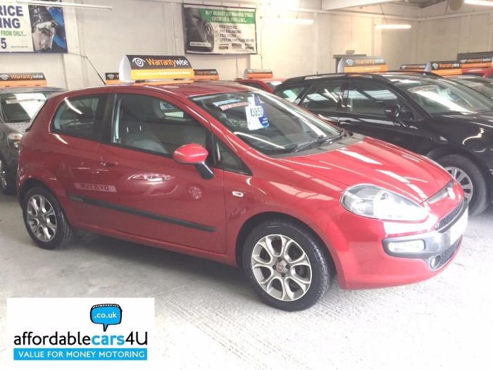 Fiat Punto Evo 1.4 GP 3 Dr Hatchback**Bluetooth**Alloys** Hatchback Petrol Red