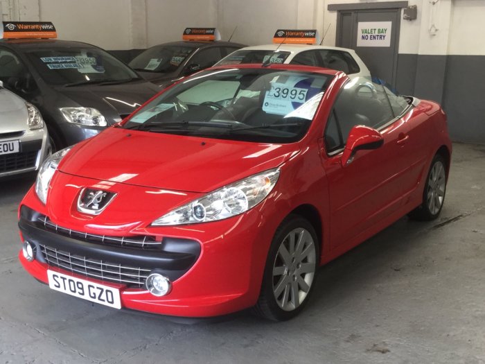 Peugeot 207 1.6 16V GT 2 door **Cabriolet**Low Mileage**Leather** Convertible Petrol Red