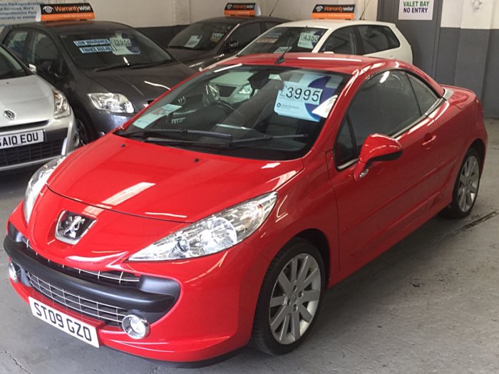 Peugeot 207 1.6 16V GT 2 door **Cabriolet**Low Mileage**Leather** Convertible Petrol Red