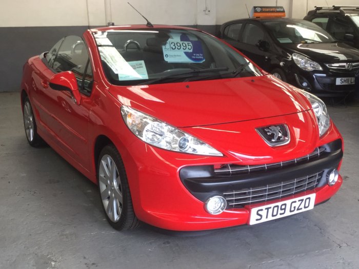 Peugeot 207 1.6 16V GT 2 door **Cabriolet**Low Mileage**Leather** Convertible Petrol Red