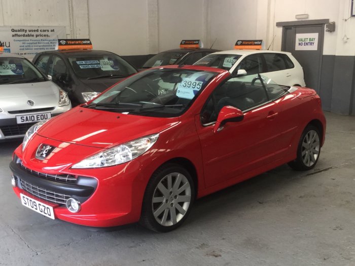 Peugeot 207 1.6 16V GT 2 door **Cabriolet**Low Mileage**Leather** Convertible Petrol Red